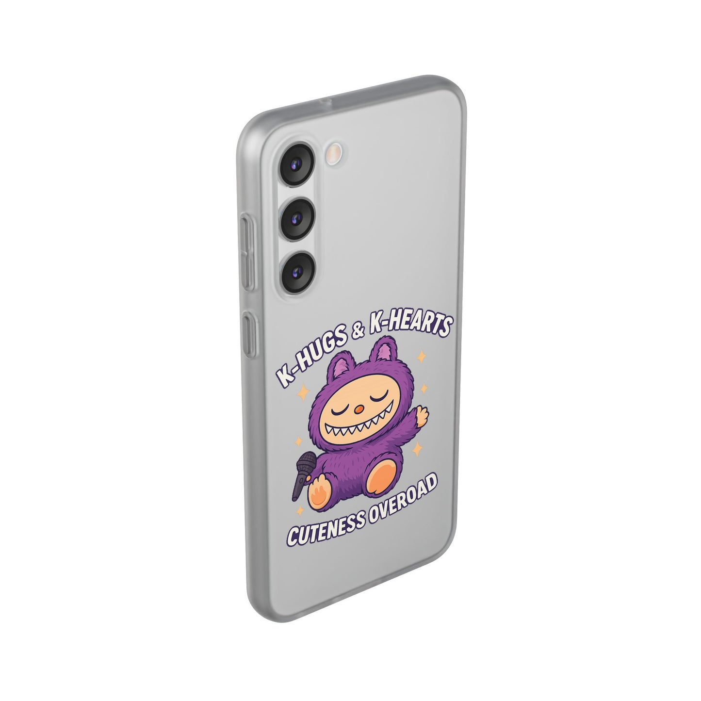 Cute K-Hugs & K-Hearts Flexi Case, Adorable Phone Case, Gift for Kids, Fun Gift, Cute Accessories, Kawaii Style Case