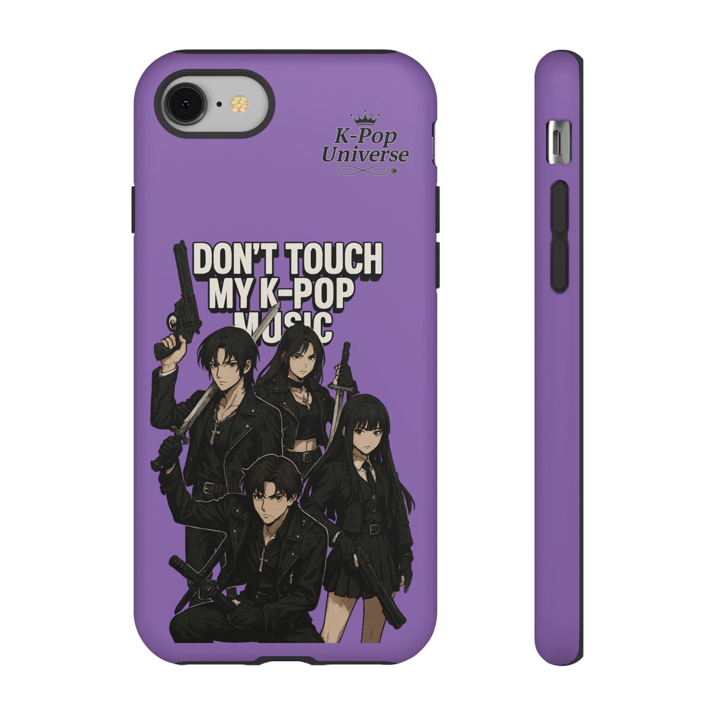 K-Pop Phone Case, Don't Touch My K-Pop Music Cover, Gift for Fans, Cute K-Pop Merchandise, Trending Phone Accessories