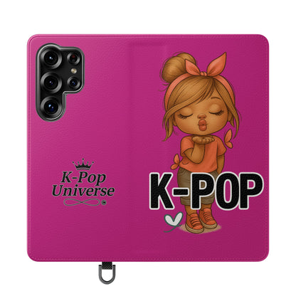 K-Pop Flip Case for Fans, Cute K-Pop Merchandise, Stylish Phone Cover, Ideal for Gifts, Birthday, Concerts, and Celebrations