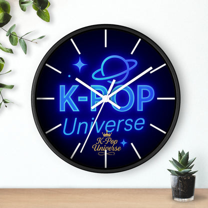 Wall ClockK-Pop Cat Acrylic Wall Clock, Cute Home Decor, Fun Wall Art, Unique Gift for Cat Lovers, K-Pop Fan Merchandise, Colorful Clock
