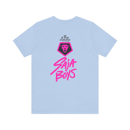 ‼️Limited edition‼️ K-Pop Inspired Unisex Jersey Tee, Perfect for Concerts, Casual Wear, Fan Apparel, Gifts for Music Lovers, Streetwear, K-pop demon hunters,Saja boys