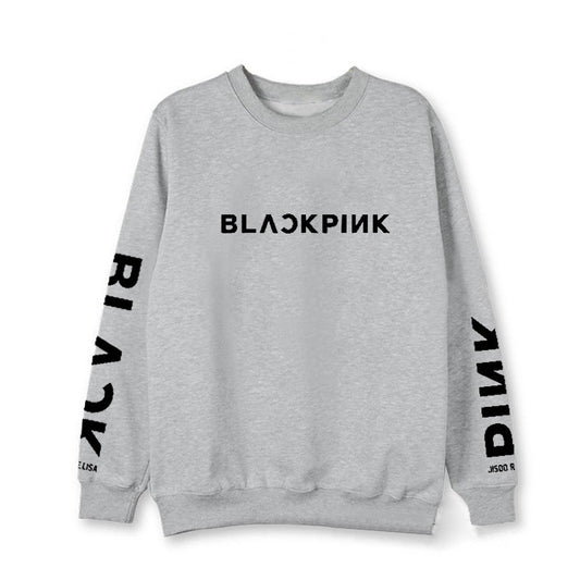 BLACKPINK Album Kpop Letters Printed Sweatshirt Hoodies, NelVKpop, K-pop universe