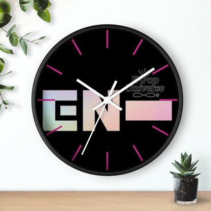 K-Pop Themed Wall Clock, Stylish Home Decor, J-Pop Universe Decoration, Unique Gift for Fans, Musician Inspired Wall Art