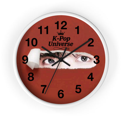 K-Pop Inspired Wall Clock for Fandom Decor, Unique Gift for Fans, Home Office Decor, K-Pop Universe Timepiece, Aesthetic Wall Art/J-Hope/BTS
