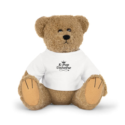 K-Pop Bear Plush Toy, Cozy Gift for Fans, Cute Bedroom Décor, Birthday Present, K-Pop Universe Merchandise, Collectible Cuddly Toy