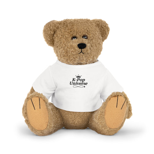 K-Pop Bear Plush Toy, Cozy Gift for Fans, Cute Bedroom Décor, Birthday Present, K-Pop Universe Merchandise, Collectible Cuddly Toy