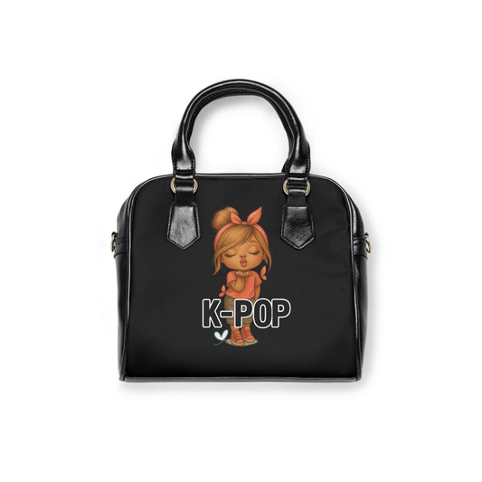 K-Pop Fan Shoulder Handbag, Cute K-Pop Tote, Music Lover Bag, Trendy Handheld Purse, Perfect for Concerts & Everyday Style