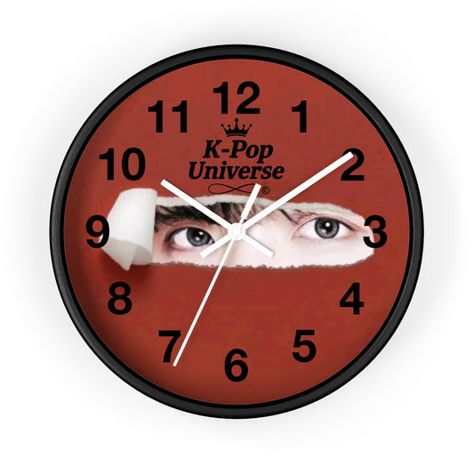 K-Pop Inspired Wall Clock for Fandom Decor, Unique Gift for Fans, Home Office Decor, K-Pop Universe Timepiece, Aesthetic Wall Art/J-Hope/BTS