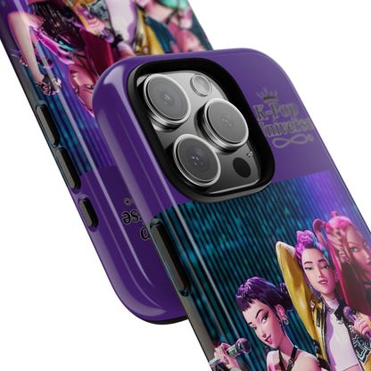 K-Pop Universe Phone Case, Stylish Tough Phone Cover, Colorful K-Pop Inspired Accessory, Trendy Gift for Fans, Durable Protection for Phones