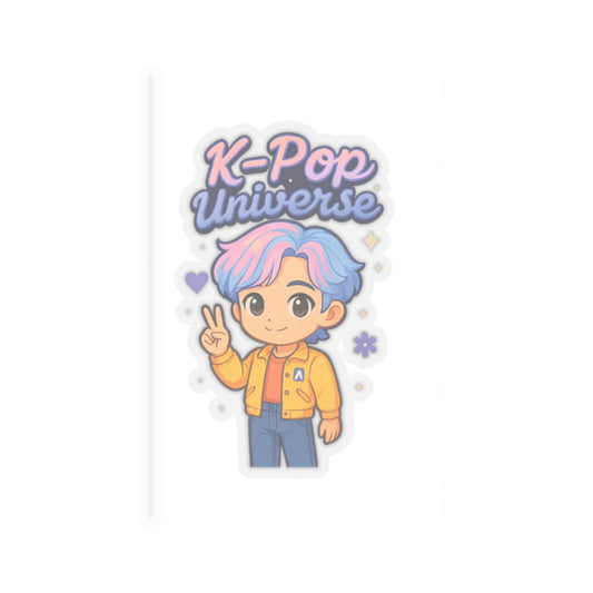 K-Pop Universe Kiss-Cut Stickers, Cute Stickers for Laptops, Journals, Phone Cases, Gifts for Fans, Collectible Sticker Set