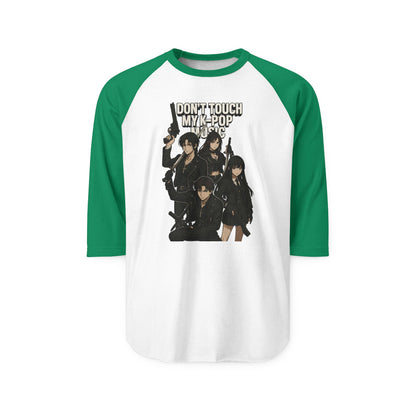 K-Pop Graphic Raglan Shirt, Unisex Baseball Tee, Music Lover Gift, Korean Pop Merch, Trendy Casual Wear, Ideal for Concerts
