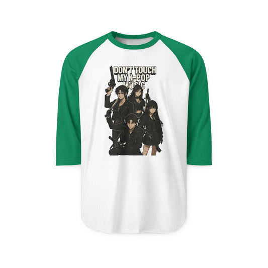 K-Pop Graphic Raglan Shirt, Unisex Baseball Tee, Music Lover Gift, Korean Pop Merch, Trendy Casual Wear, Ideal for Concerts