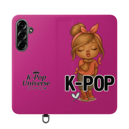 K-Pop Flip Case for Fans, Cute K-Pop Merchandise, Stylish Phone Cover, Ideal for Gifts, Birthday, Concerts, and Celebrations