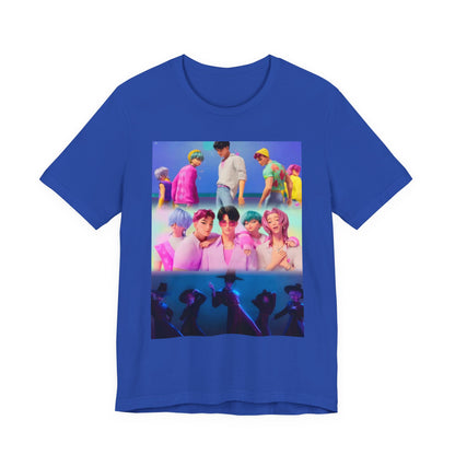 ‼️Limited edition‼️ K-Pop Inspired Unisex Jersey Tee, Perfect for Concerts, Casual Wear, Fan Apparel, Gifts for Music Lovers, Streetwear, K-pop demon hunters,Saja boys