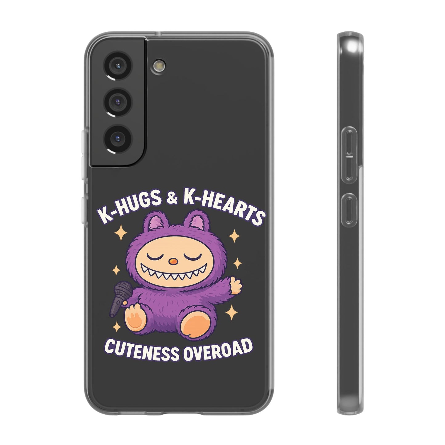Cute K-Hugs & K-Hearts Flexi Case, Adorable Phone Case, Gift for Kids, Fun Gift, Cute Accessories, Kawaii Style Case