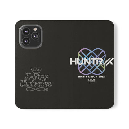 LIMITED EDITION❗K-Pop Universe Flip Cases - Stylish Phone Wallet, Perfect for Fans, Gift for Music Lovers, Trendy Accessory, Smartphones, Huntrax, K-POP demon hunters, k-pop universe