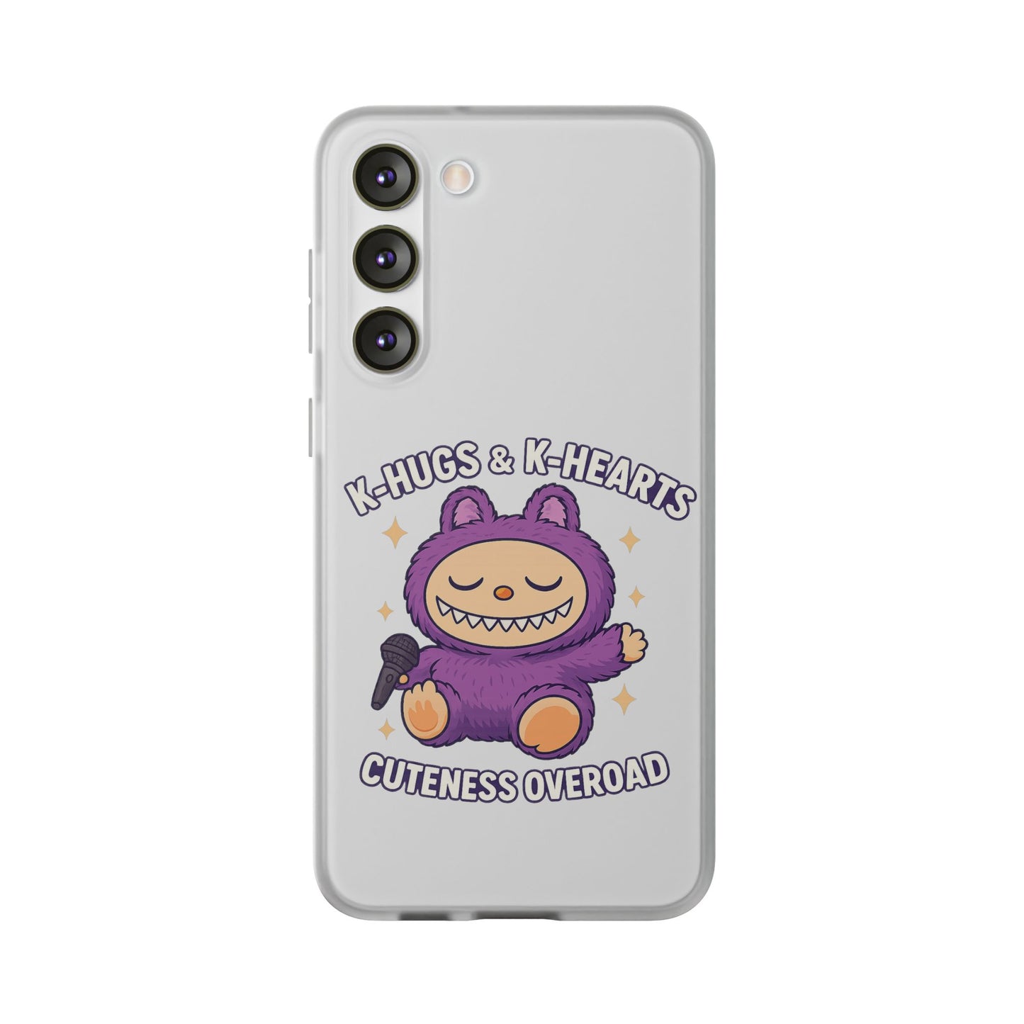 Cute K-Hugs & K-Hearts Flexi Case, Adorable Phone Case, Gift for Kids, Fun Gift, Cute Accessories, Kawaii Style Case