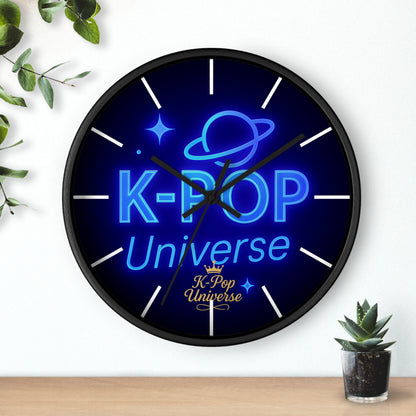 Wall ClockK-Pop Cat Acrylic Wall Clock, Cute Home Decor, Fun Wall Art, Unique Gift for Cat Lovers, K-Pop Fan Merchandise, Colorful Clock