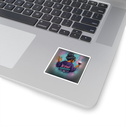 K-Pop Universe Kiss-Cut Stickers, Fun Stickers for K-Pop Lovers, Cute Laptop Decor, Gift for Music Fans, K-Pop Party Favor