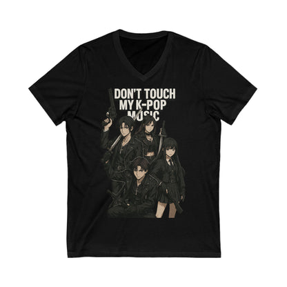 Unisex Jersey Short Sleeve V-Neck Tee
