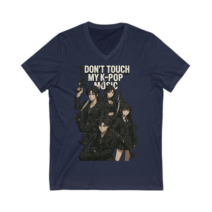 Unisex Jersey Short Sleeve V-Neck Tee
