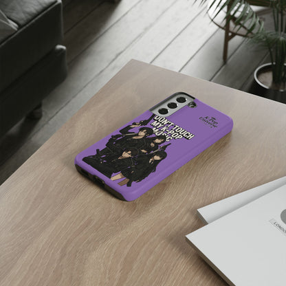K-Pop Phone Case, Don't Touch My K-Pop Music Cover, Gift for Fans, Cute K-Pop Merchandise, Trending Phone Accessories