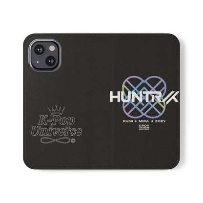 LIMITED EDITION❗K-Pop Universe Flip Cases - Stylish Phone Wallet, Perfect for Fans, Gift for Music Lovers, Trendy Accessory, Smartphones, Huntrax, K-POP demon hunters, k-pop universe