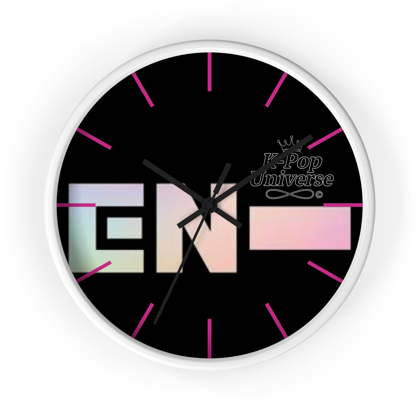 K-Pop Themed Wall Clock, Stylish Home Decor, J-Pop Universe Decoration, Unique Gift for Fans, Musician Inspired Wall Art