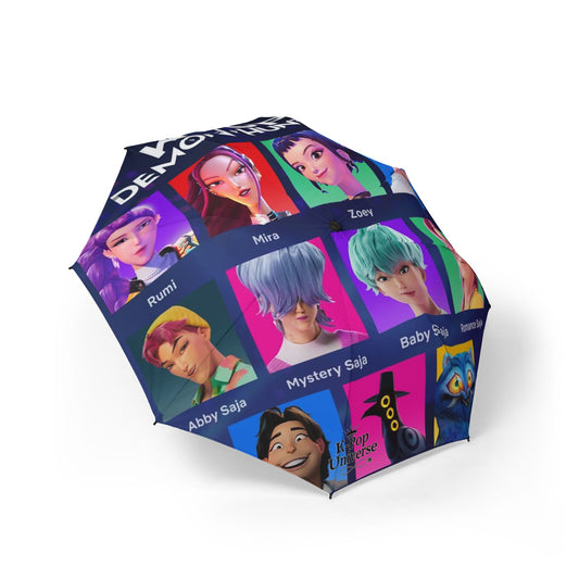 ❗LIMITED EDITION ❗ Semi-Automatic Foldable Umbrella, k-pop demon Jun