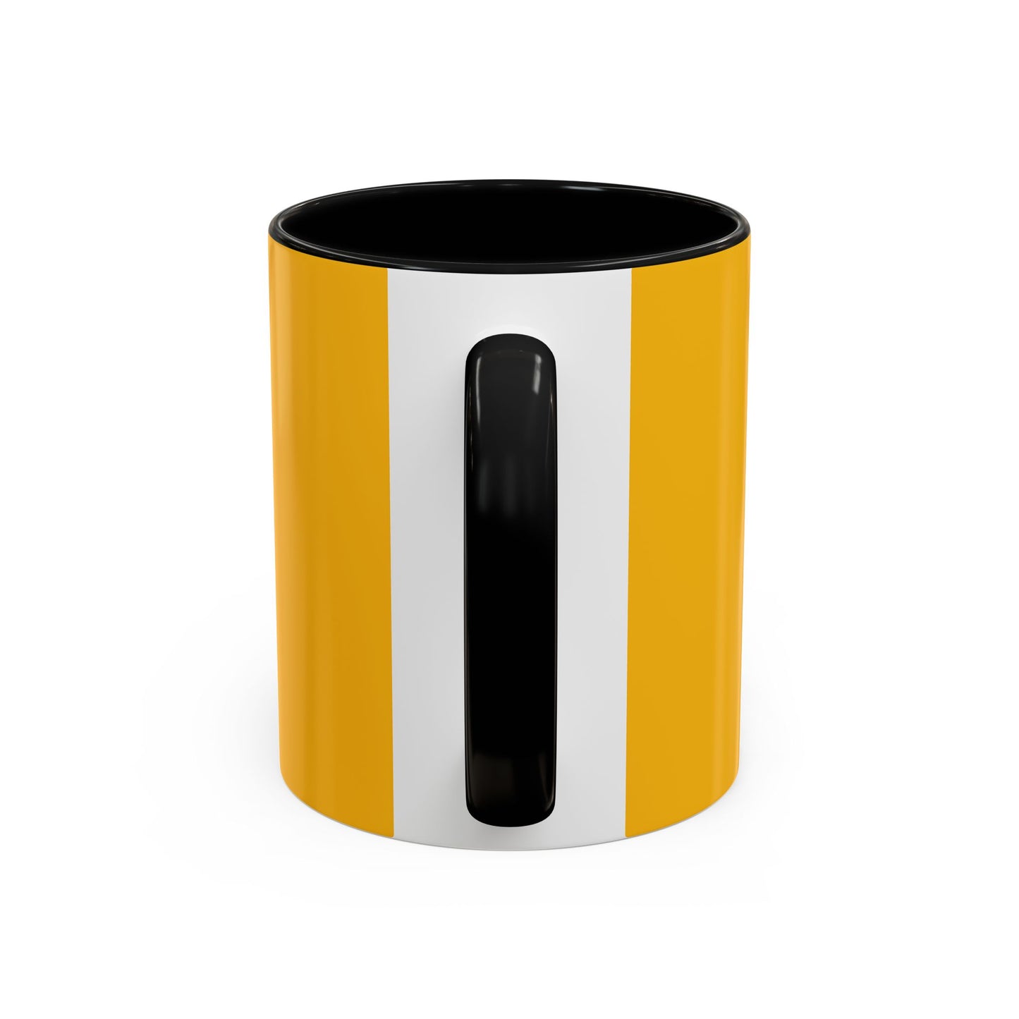 K-Pop Universe Accent Coffee Mug | Perfect for Fans, Gifts for Birthdays, Unique Collectors Item, Vibrant Yellow Mug, Black Handle Mug, K-pop universe