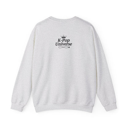 K-Pop Inspired Unisex Crewneck Sweatshirt, JK Sweatshirt, Music Lover Gift, Streetwear, Cozy Fashion, Fan Apparel,jk, BTS, Jungkook