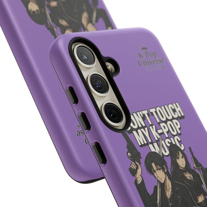 K-Pop Phone Case, Don't Touch My K-Pop Music Cover, Gift for Fans, Cute K-Pop Merchandise, Trending Phone Accessories