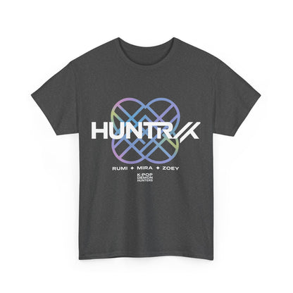 ‼️ Limited edition‼️Unisex Heavy Cotton Tee with HUNTRK Design, Streetwear T-Shirt, Casual Graphic Tee, Trendy Apparel, Perfect Gift for Music Lovers, Huntrax, k-pop demon hunters