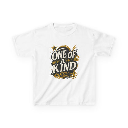 One of a Kind Kids Tee, Unique Kids T-Shirt, Custom Kids Heavy Cotton Tee, Gift for Kids, Fun Kids Apparel