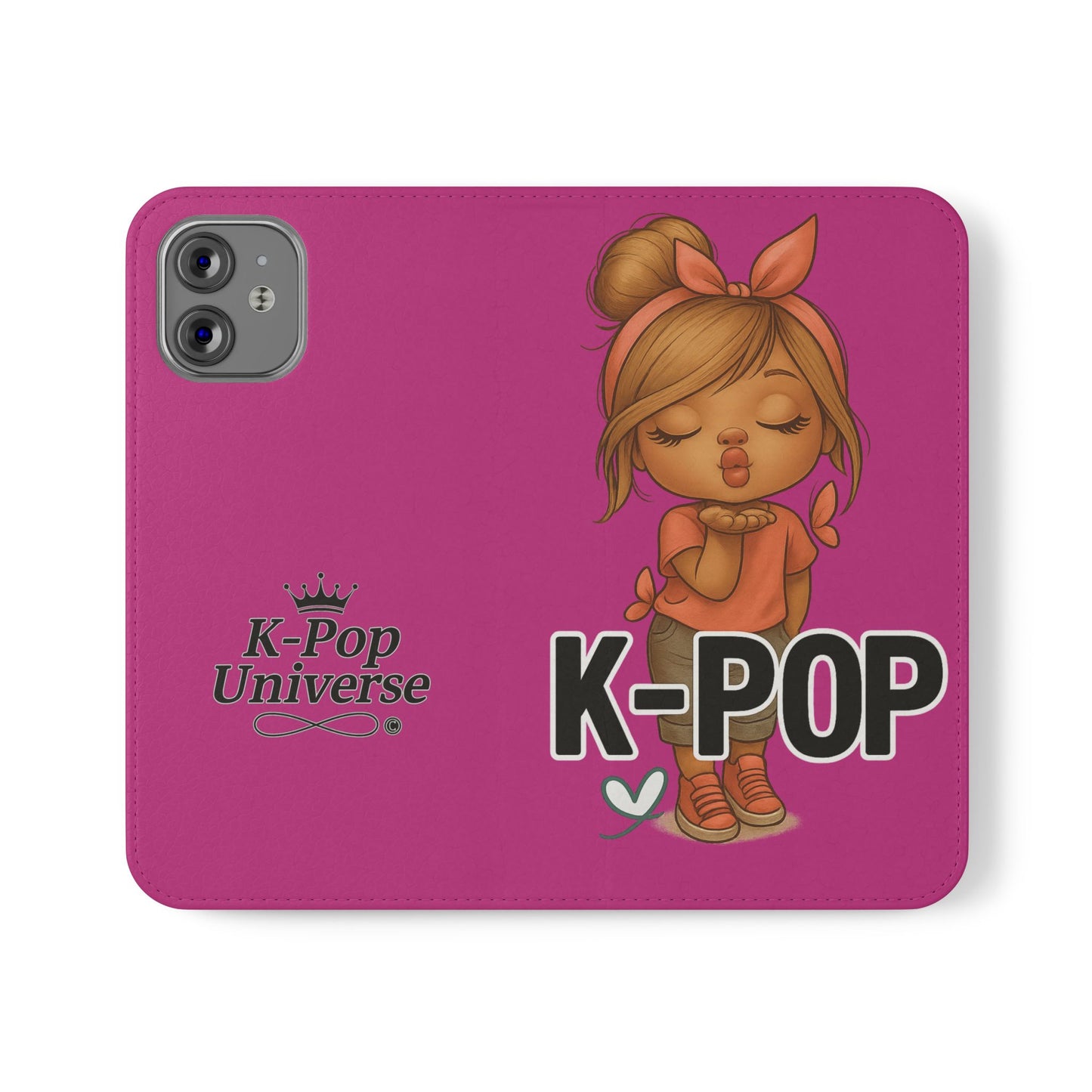 K-Pop Flip Case for Fans, Cute K-Pop Merchandise, Stylish Phone Cover, Ideal for Gifts, Birthday, Concerts, and Celebrations