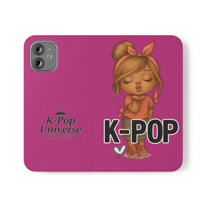 K-Pop Flip Case for Fans, Cute K-Pop Merchandise, Stylish Phone Cover, Ideal for Gifts, Birthday, Concerts, and Celebrations