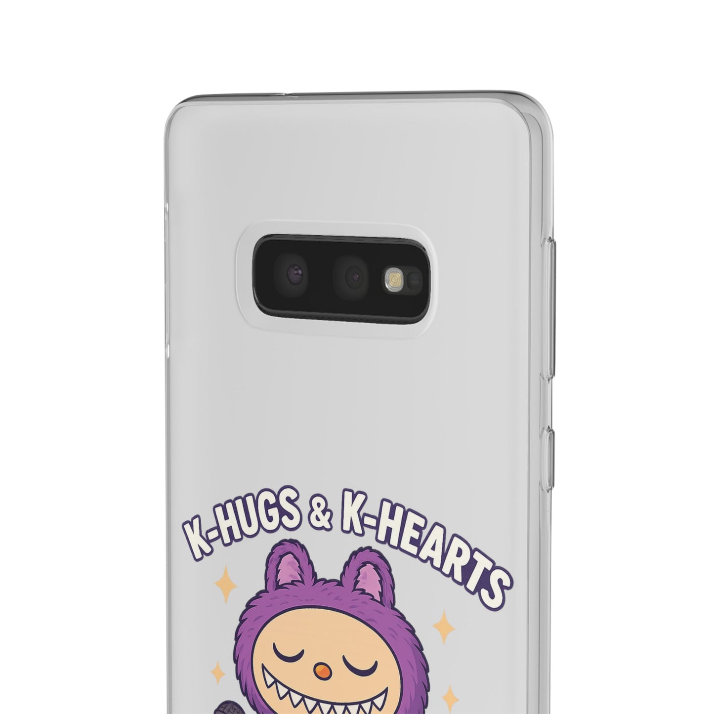 Cute K-Hugs & K-Hearts Flexi Case, Adorable Phone Case, Gift for Kids, Fun Gift, Cute Accessories, Kawaii Style Case