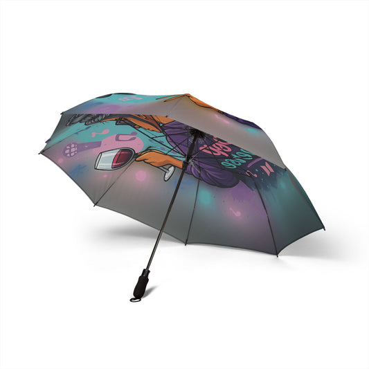 K-Pop Universe Artistic Umbrella, Stylish Rain Gear, Unique Gift for K-Pop Fans, Foldable Travel Umbrella, Music-Themed Accessories, k-pop universe