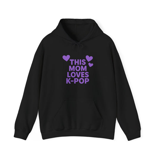K-Pop Mom Hoodie, Unisex Heavy Blend Sweatshirt for Mothers, Perfect Gift for K-Pop Fans, Cozy Fashion for Celebrations, Music Lovers [...]