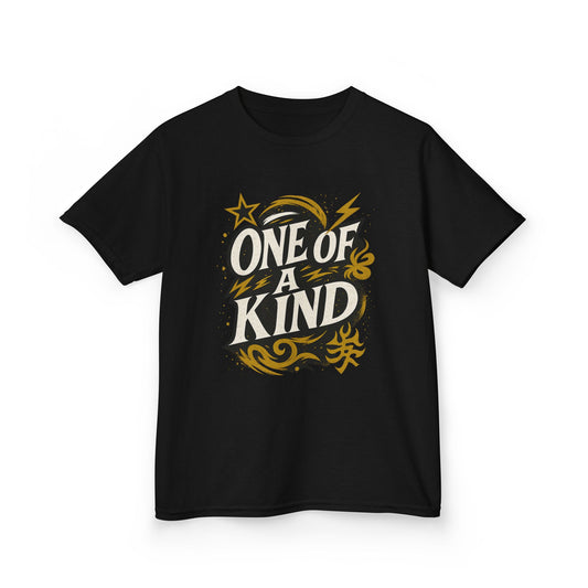 One of a Kind Kids Tee, Unique Kids T-Shirt, Custom Kids Heavy Cotton Tee, Gift for Kids, Fun Kids Apparel