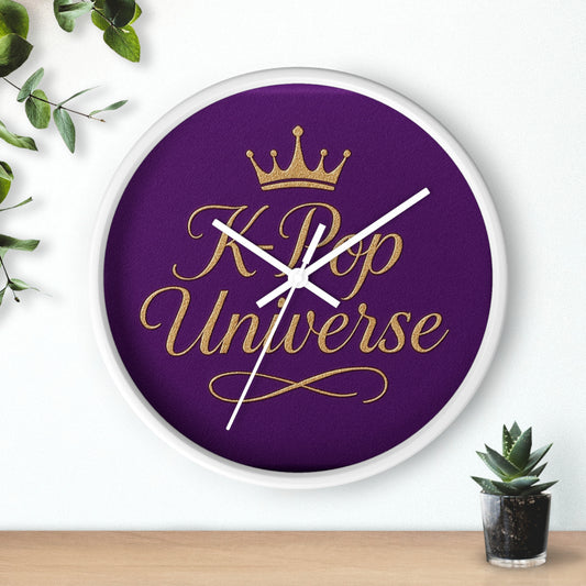 K-Pop Universe Wall Clock | Perfect Gift for Fans, Home Decor, Music Lovers, Stylish Timepiece, Unique Birthday Present