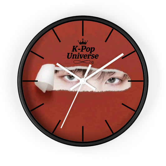Wall Clock,K-Pop Universe Wall Clock, K-Pop Decor, Unique Gift, Home Decoration, Music Lover Accessory, Trendy Wall Art/Suga/bts