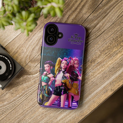 K-Pop Universe Phone Case, Stylish Tough Phone Cover, Colorful K-Pop Inspired Accessory, Trendy Gift for Fans, Durable Protection for Phones