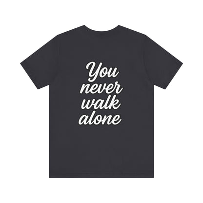 K-Pop Concert Inspired Unisex Tee, Music Lover Gift, Party Tee, You Never Walk Alone Shirt, Fan Merchandise, Festival Outift