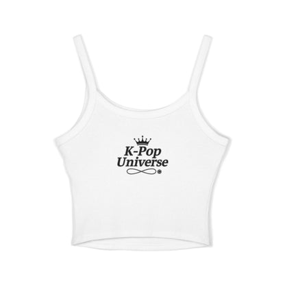 K-Pop Inspired Women's Spaghetti Strap Tank Top, Summer Fashion, Music Lover Gift, Festival Wear, Trendy Tops