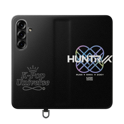 LIMITED EDITION❗K-Pop Universe Flip Cases - Stylish Phone Wallet, Perfect for Fans, Gift for Music Lovers, Trendy Accessory, Smartphones, Huntrax, K-POP demon hunters, k-pop universe