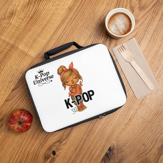 K-Pop Lunch Bag, Cute Music-Themed Lunch Tote for Fans, School Lunchbox, Trendy Kids Gift, Stylish Meal Carrier, Unique Lunch Organizer