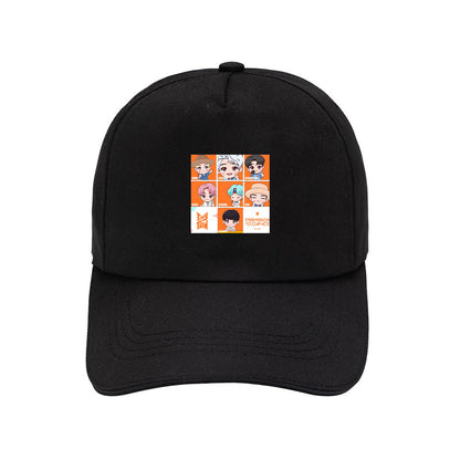 BTS Permission To Dance Hat Peaked Cap Summer Fashion Print Sun Hat