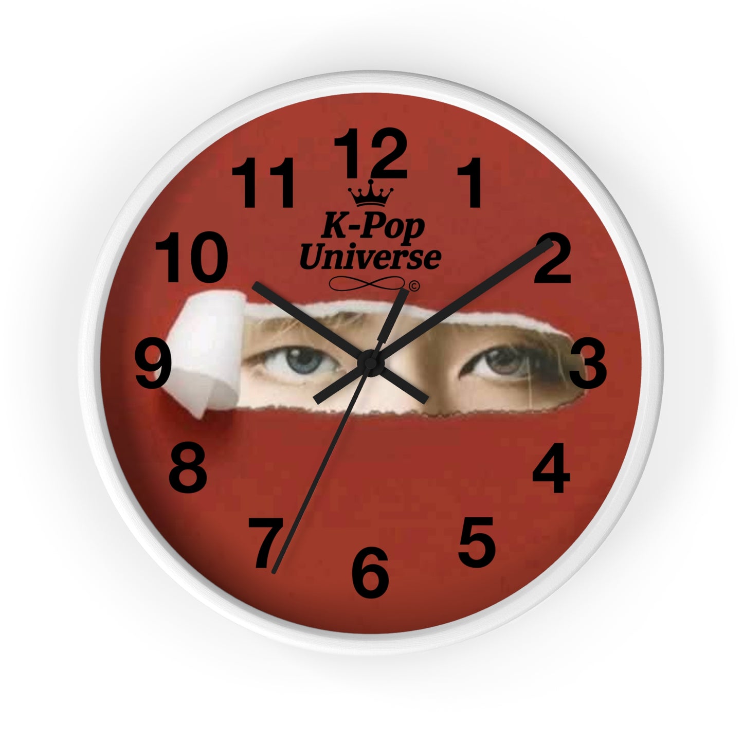 K-Pop Universe Wall Clock, K-Pop Decor, Unique Gift, Home Decoration, Music Lover Accessory, Trendy Wall Art, Kim TAEHYUNG/BTS
