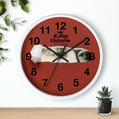 Wall Clock JK BTS/K-POPK-Pop Universe Wall Clock, K-Pop Decor, Unique Gift, Home Decoration, Music Lover Accessory, Trendy Wall Art